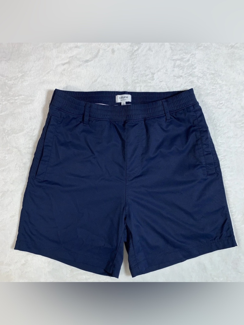 Cabana by Crown & Ivy navy womens nylon shorts size s lined - Picture 1 of 8
